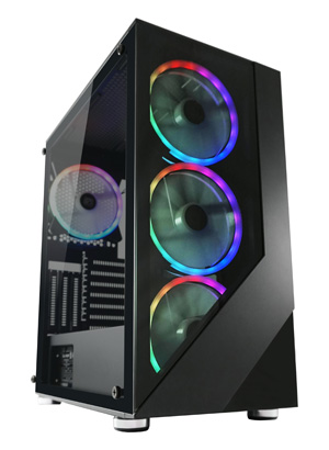 Gaming_803B_Farbwechsel OC RIG Ryzen 7 9800X3D – RTX 5070 – 32GB DDR5 – SSD 2TB NVMe – PC ASSEMBLATO